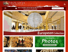 Tablet Screenshot of holidaylightsandmagic.com